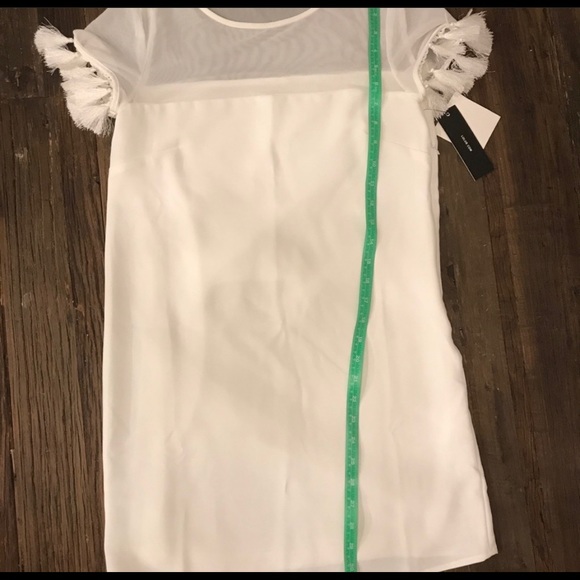 Lulu’s Iced Latte Dress in White with Tassels - Picture 5 of 8